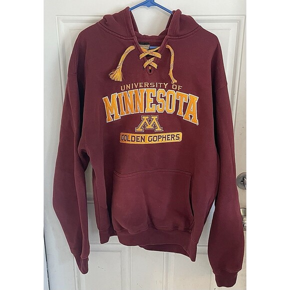 Embroidered University Of Minnesota Golden Gophers Hoodie Size M - Picture 1 of 7